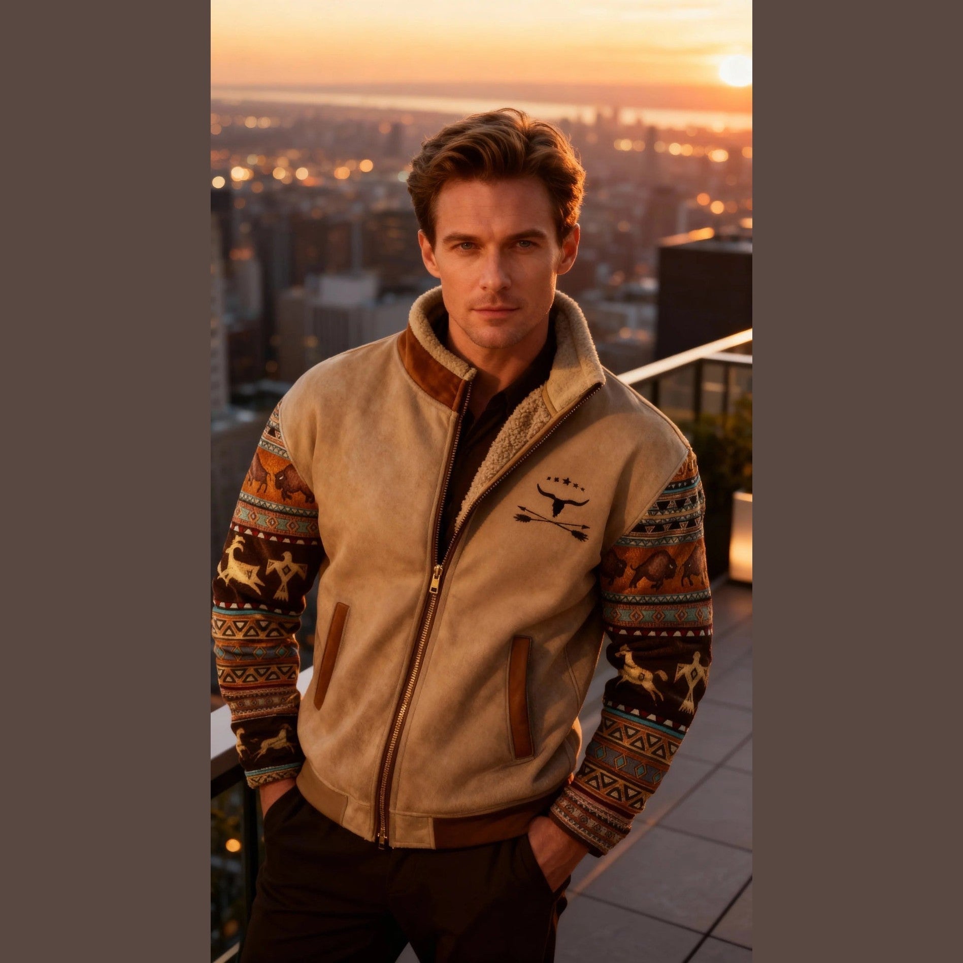 Adrien | elegante Fleecejacke für Herren mit thermischer Fütterung