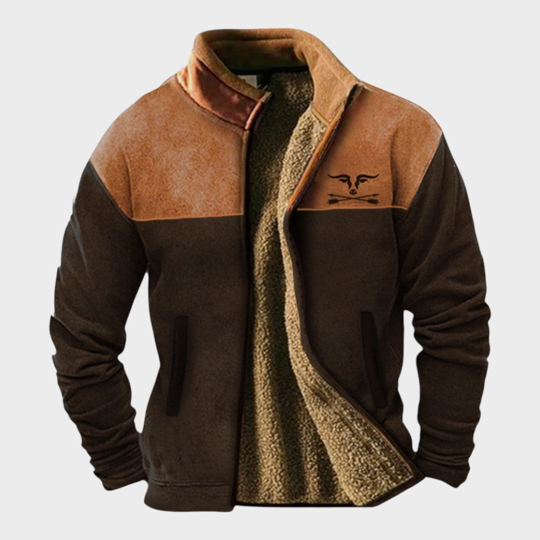 Adrien | elegante Fleecejacke für Herren mit thermischer Fütterung