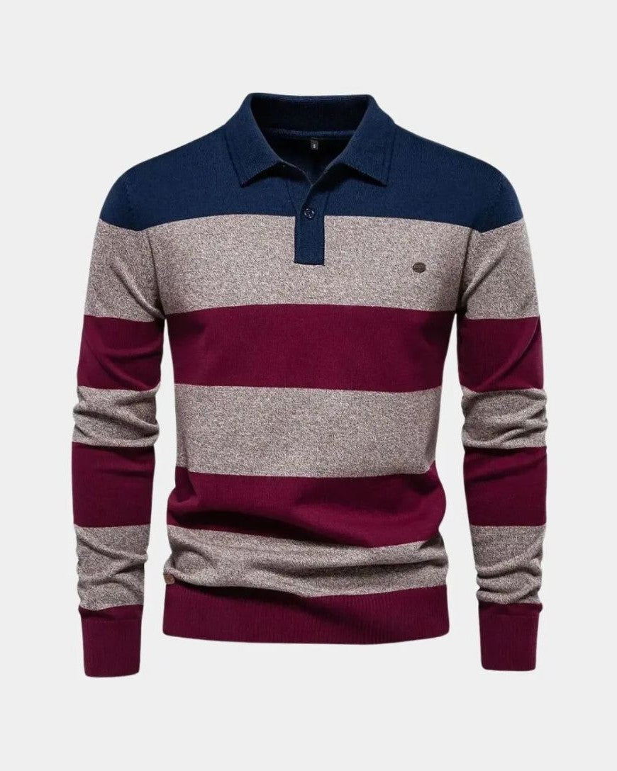 Allan | Sweatshirt mit halbem Reißverschluss