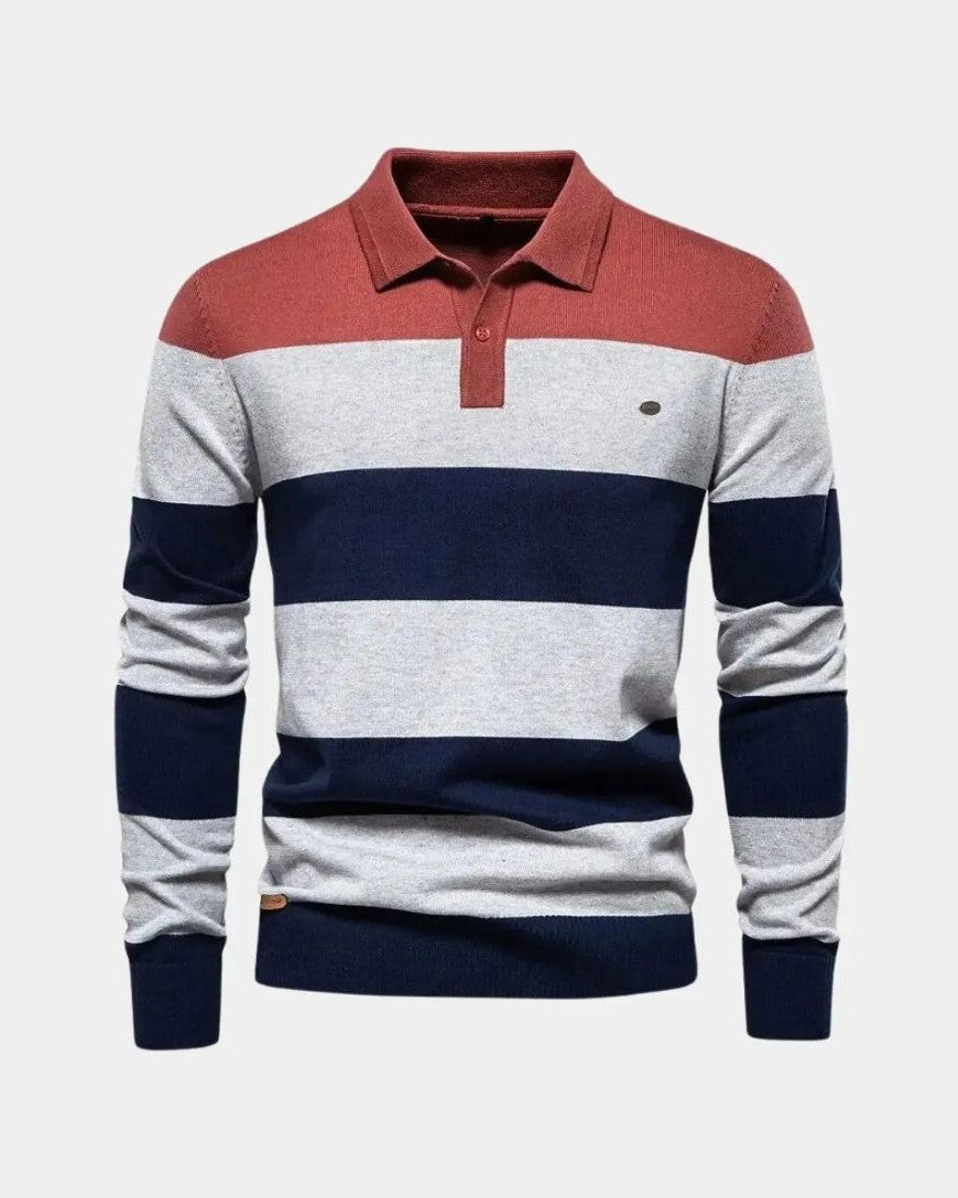 Allan | Sweatshirt mit halbem Reißverschluss