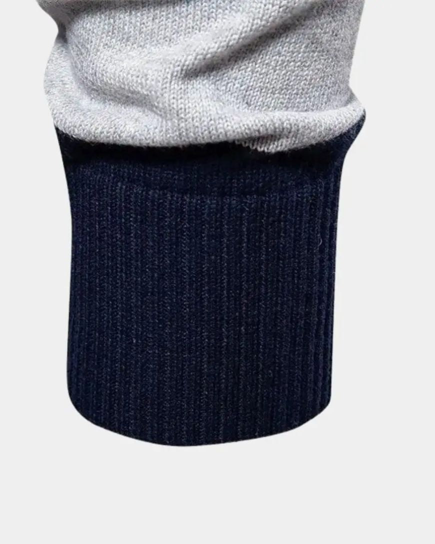 Allan | Sweatshirt mit halbem Reißverschluss