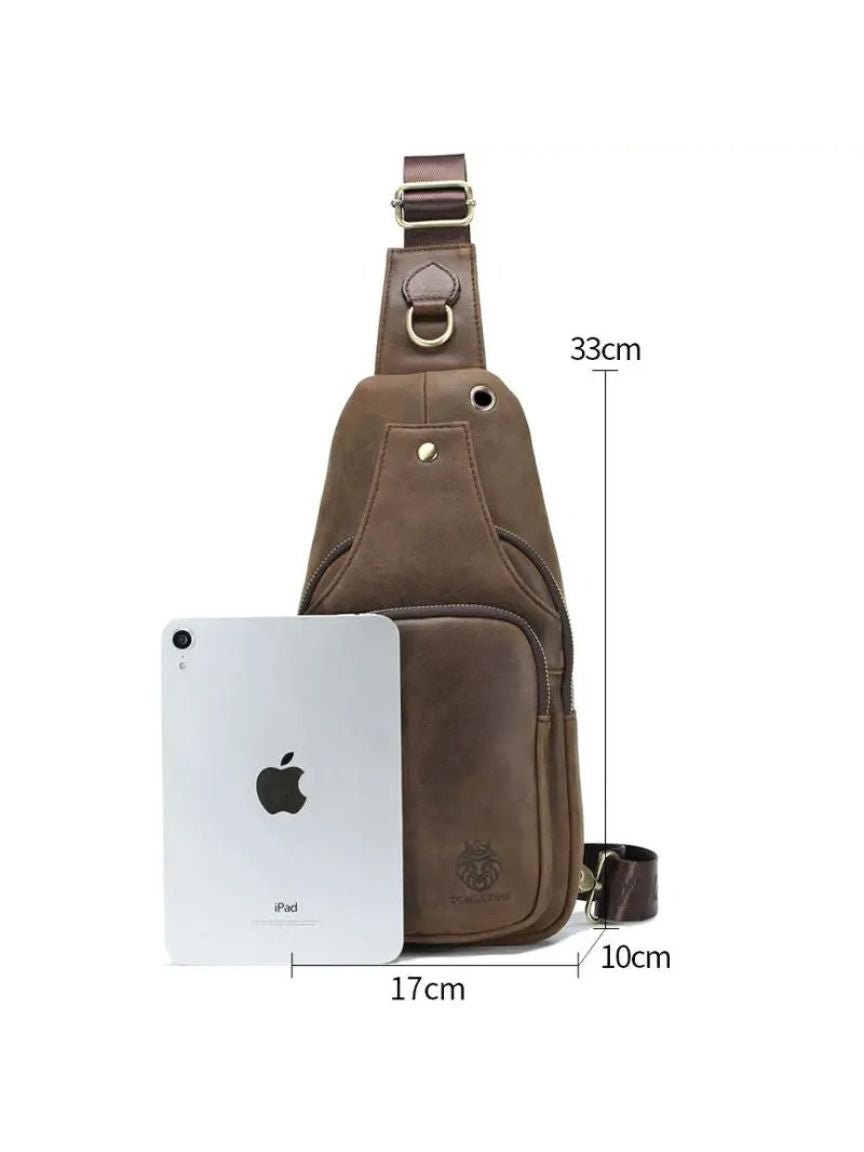 Anders | Essentielle Schultertasche aus Leder
