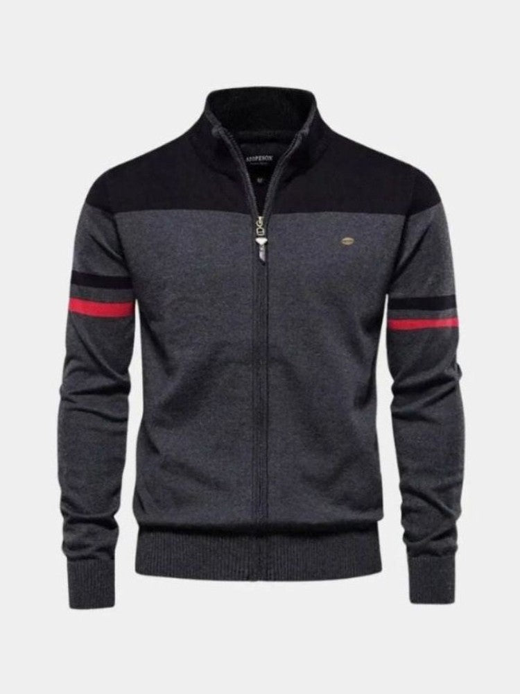 Anders | Strickjacke mit Reißverschluss