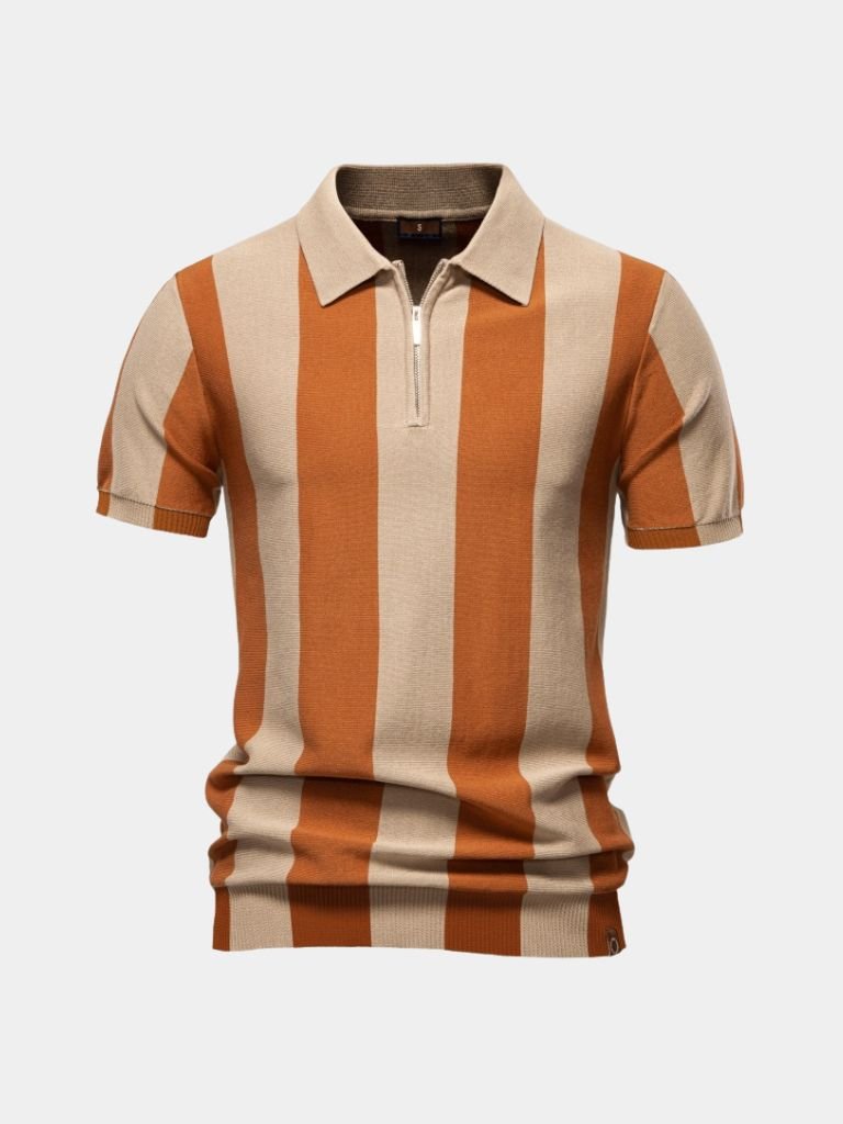 Bo | Marine gestreiftes Polo