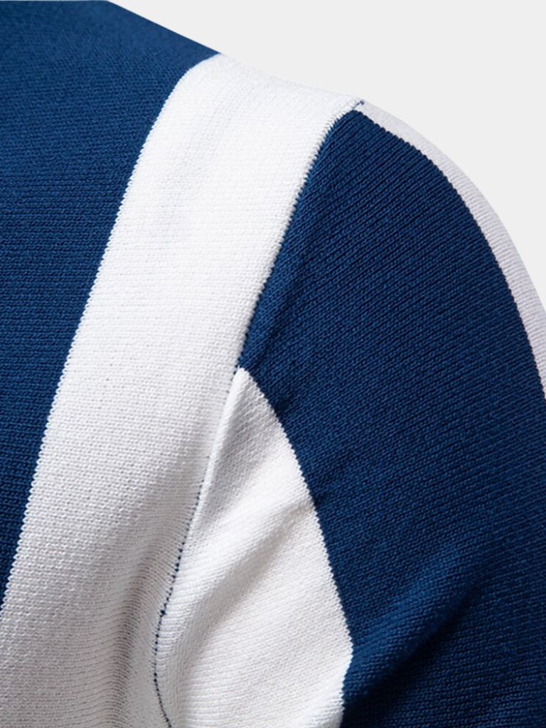 Bo | Marine gestreiftes Polo