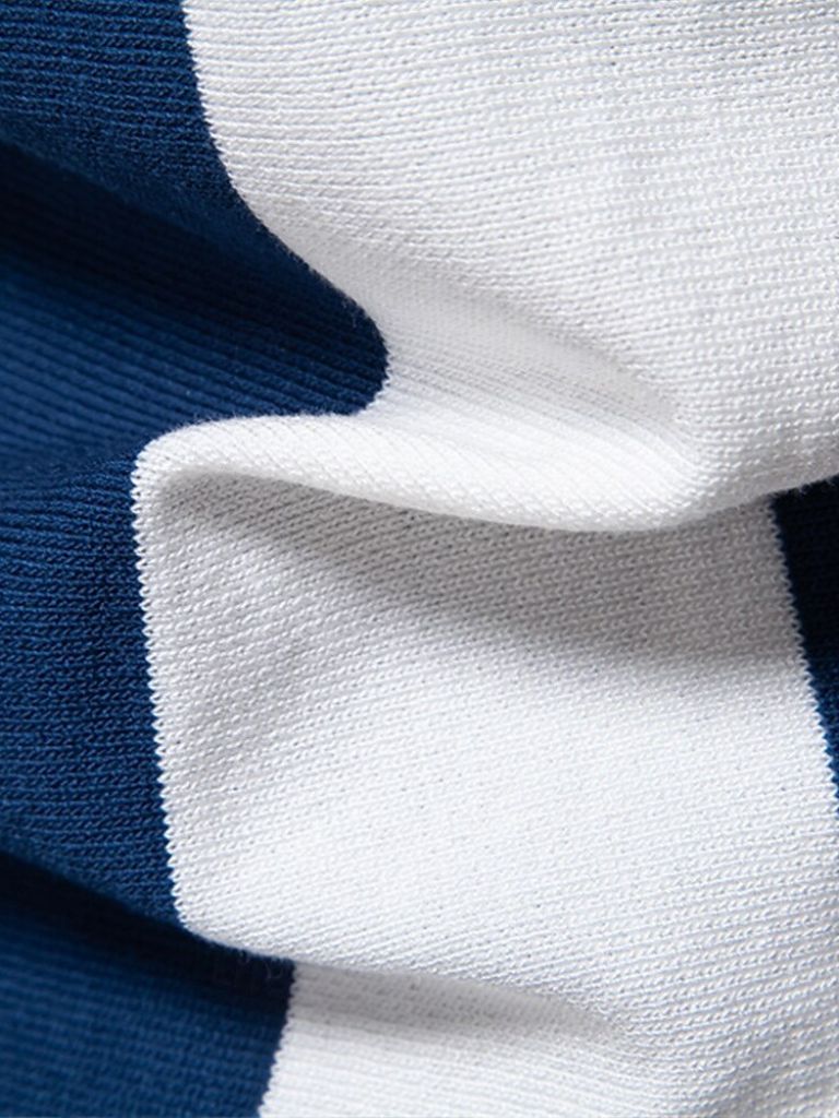 Bo | Marine gestreiftes Polo
