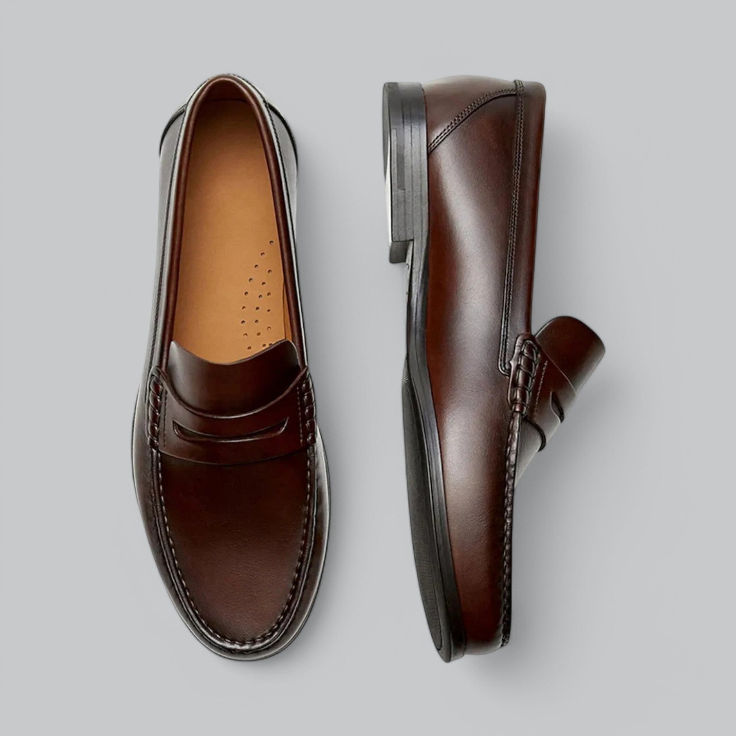 Elegante Mokassins aus Leder
