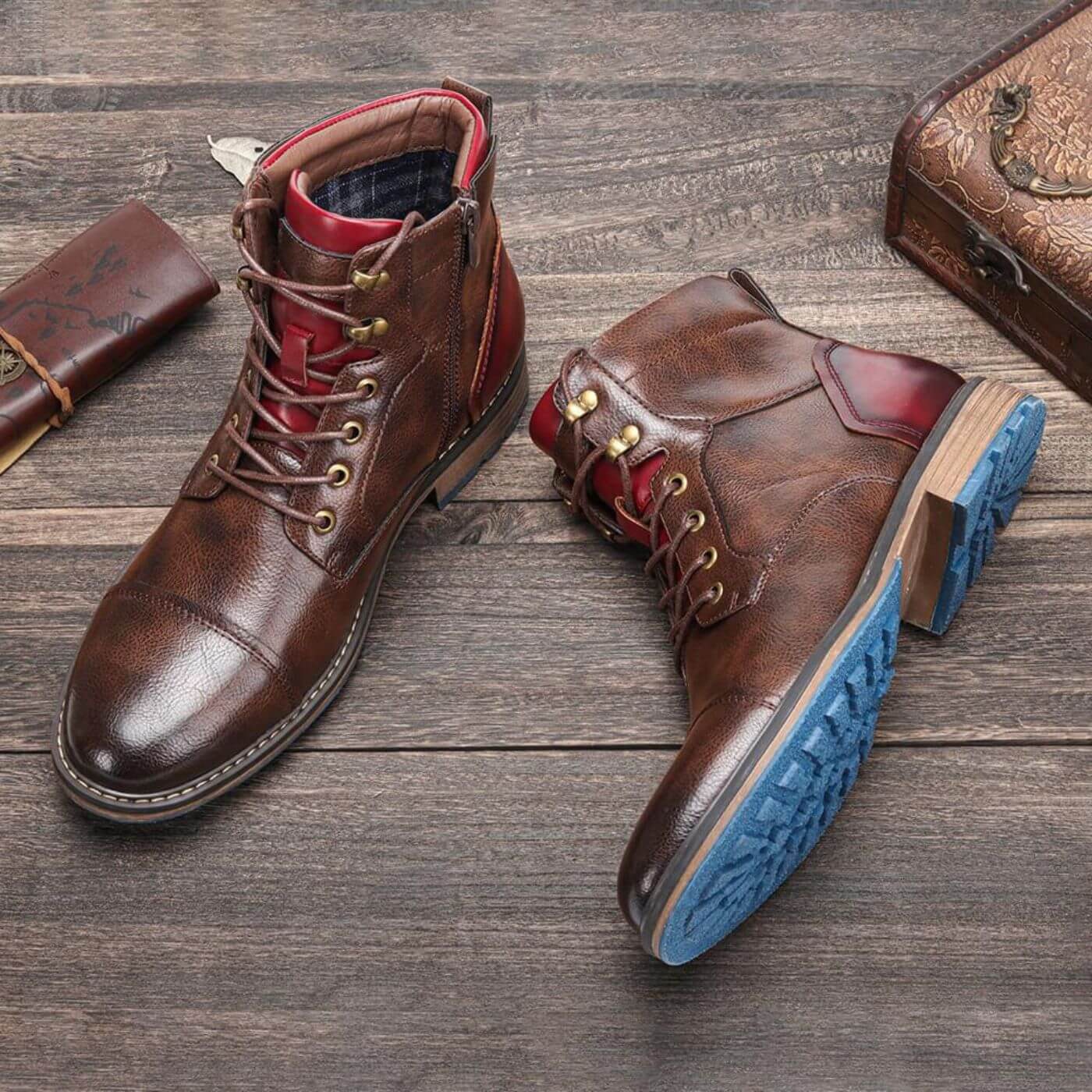 Eldrich | Oxford-Stiefel aus Leder