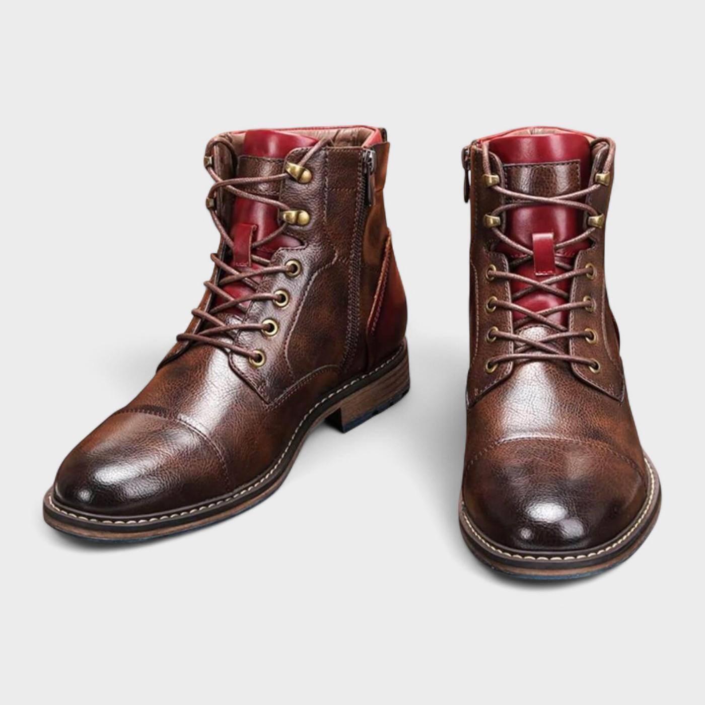 Eldrich | Oxford-Stiefel aus Leder