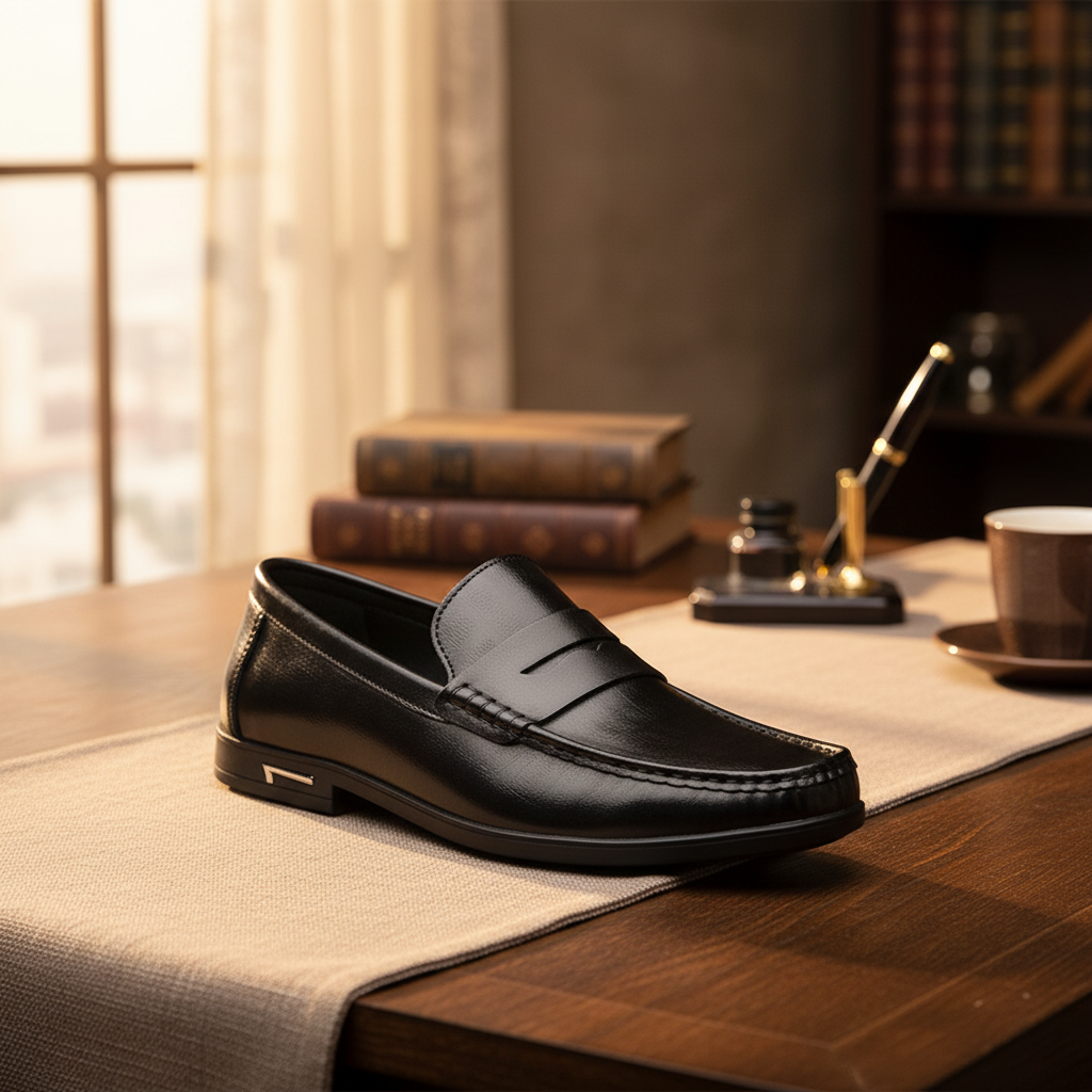 Elegante Premium-Mokassins aus Leder