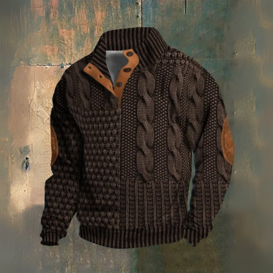 Éloi | eleganter Pullover mit hohem Kragen
