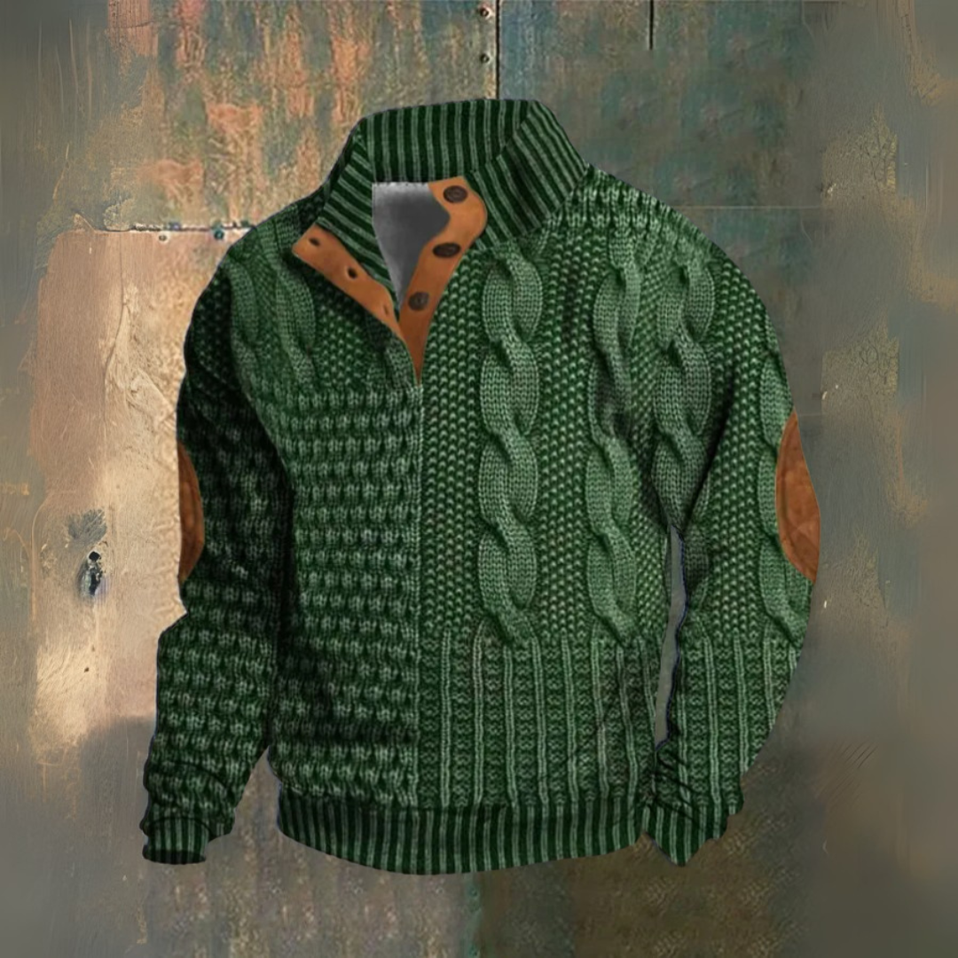 Éloi | eleganter Pullover mit hohem Kragen