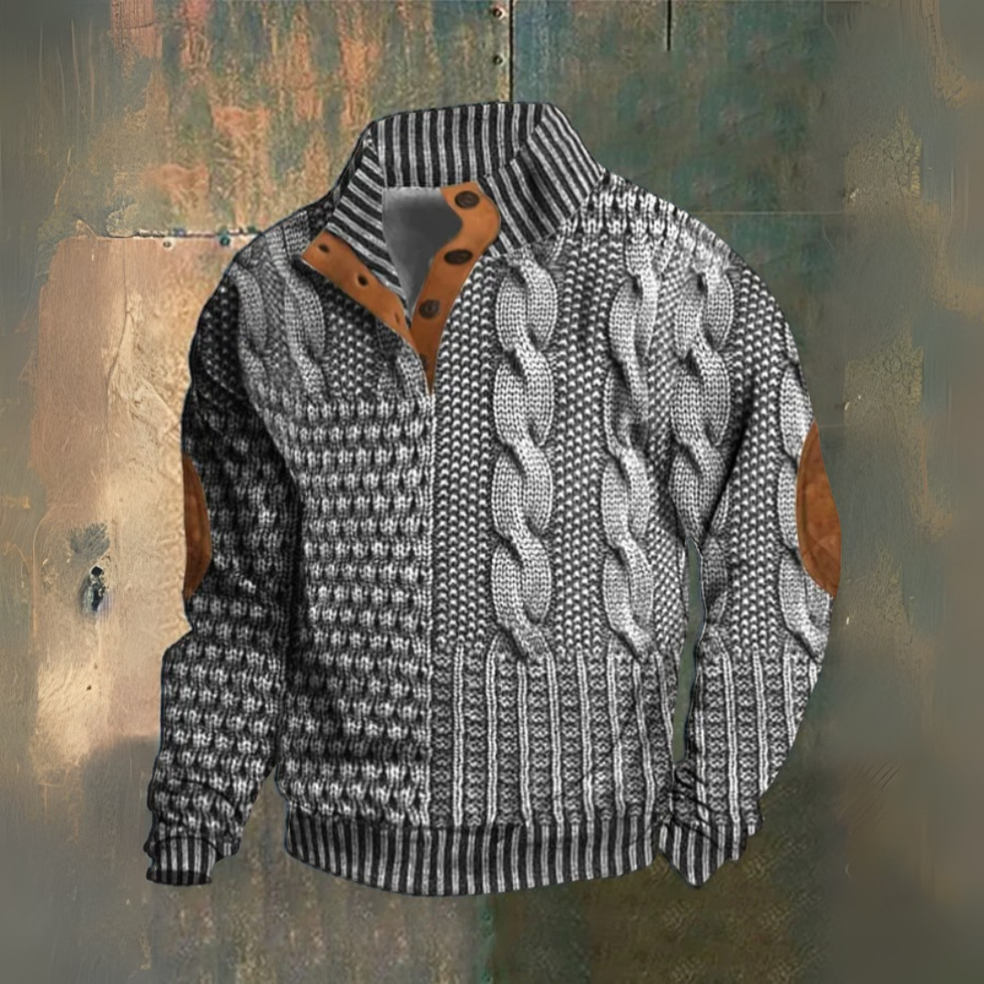 Éloi | eleganter Pullover mit hohem Kragen