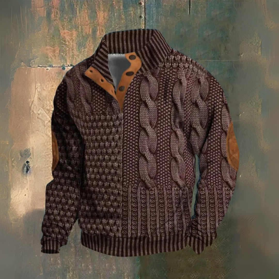 Éloi | eleganter Pullover mit hohem Kragen
