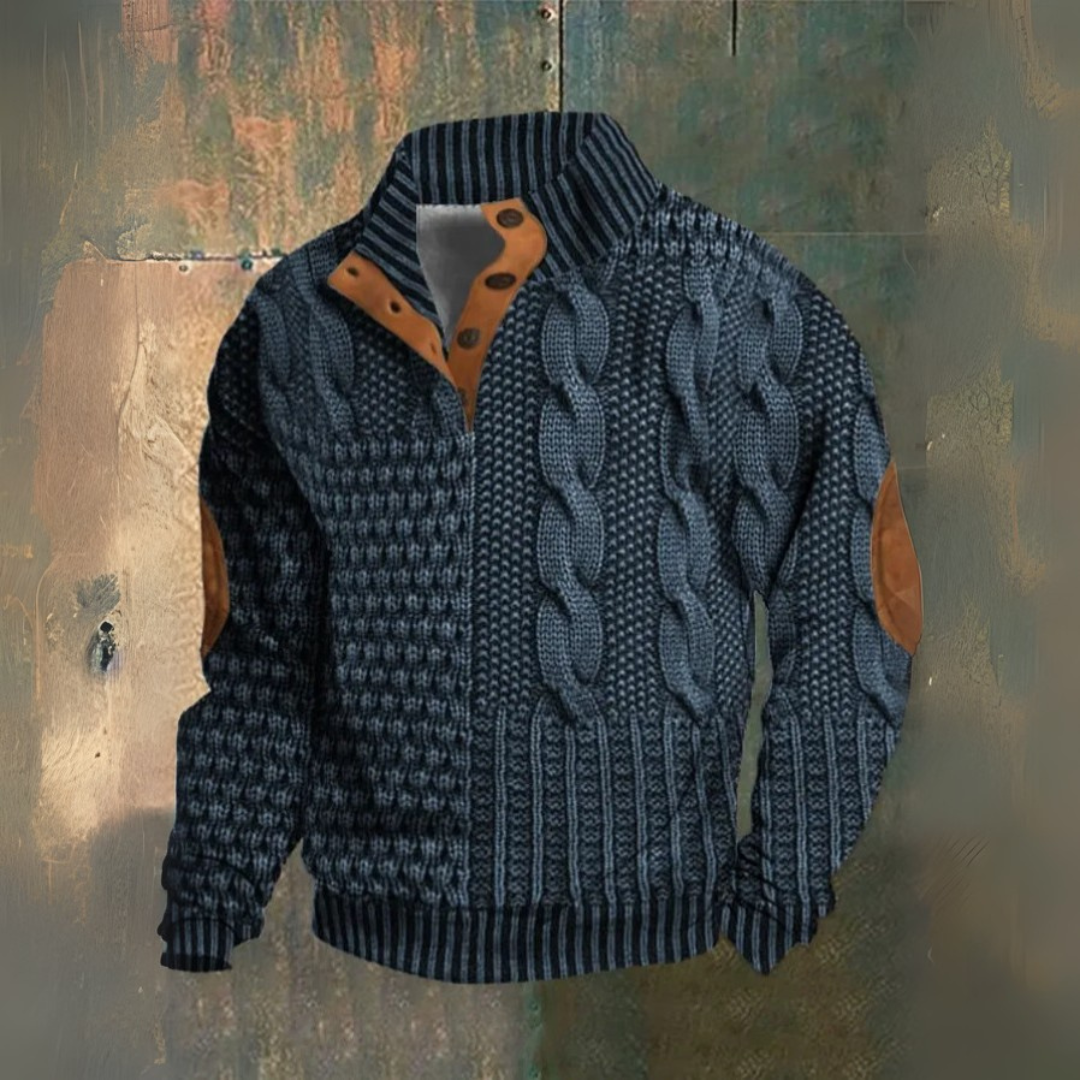 Éloi | eleganter Pullover mit hohem Kragen