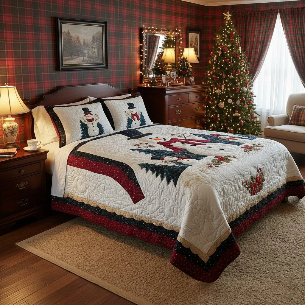 3 részes párnázott ágynemű szett - Fagyos Barátok