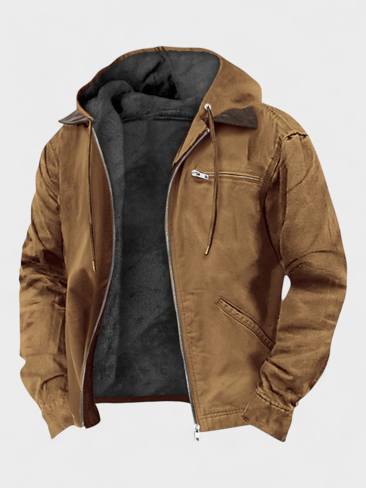 Gaspard | elegante Kapuzenjacke mit Reißverschluss