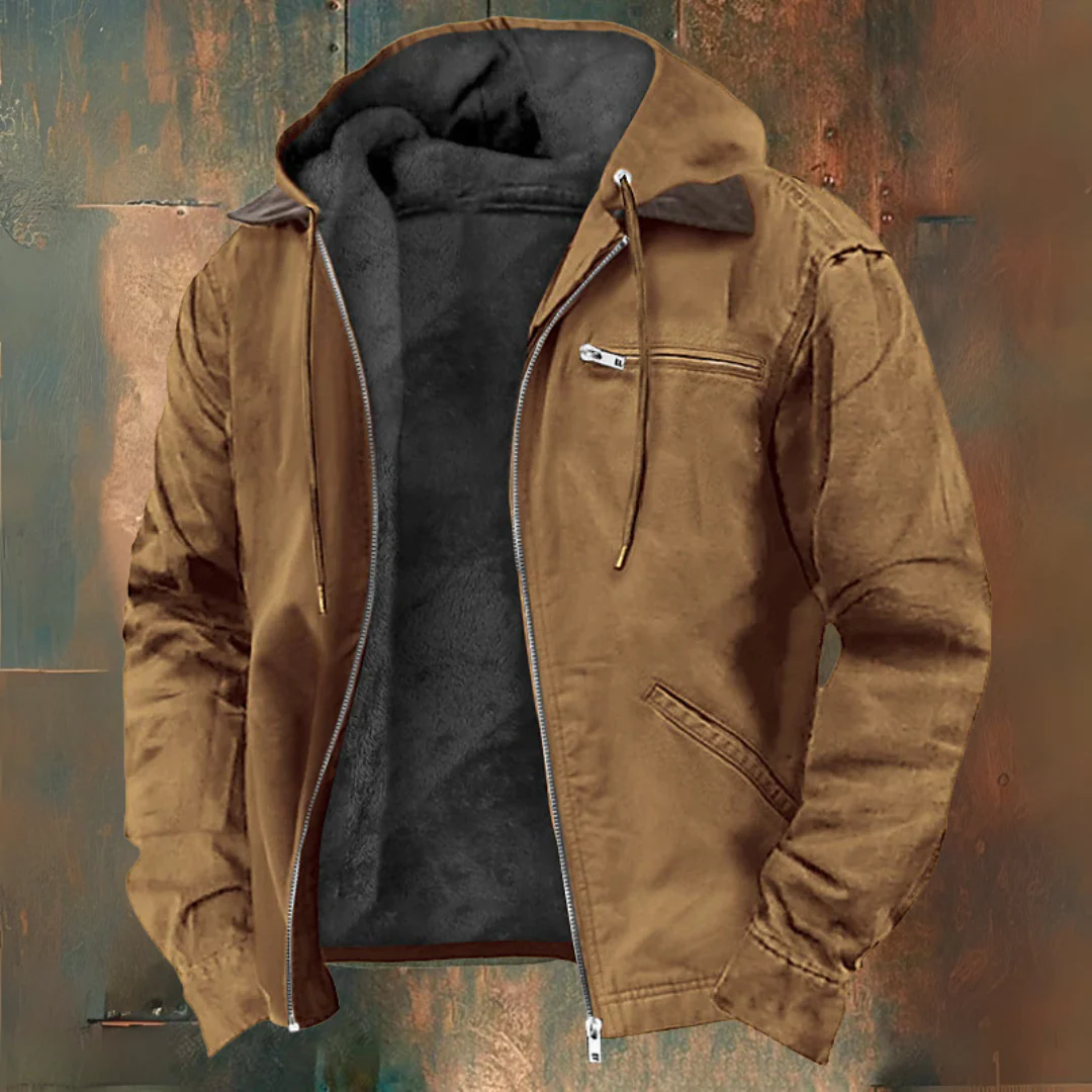 Gaspard | elegante Kapuzenjacke mit Reißverschluss