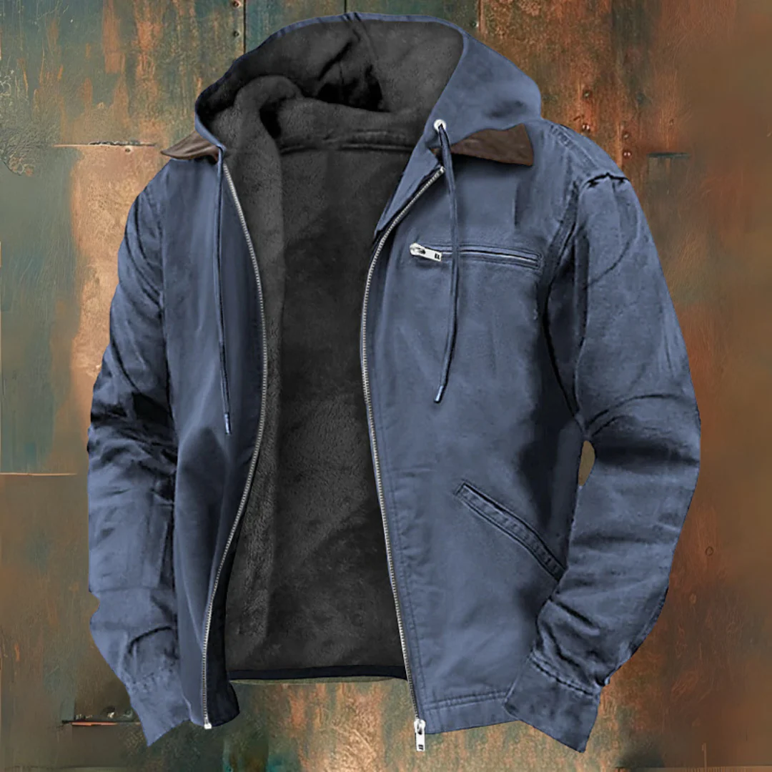 Gaspard | elegante Kapuzenjacke mit Reißverschluss