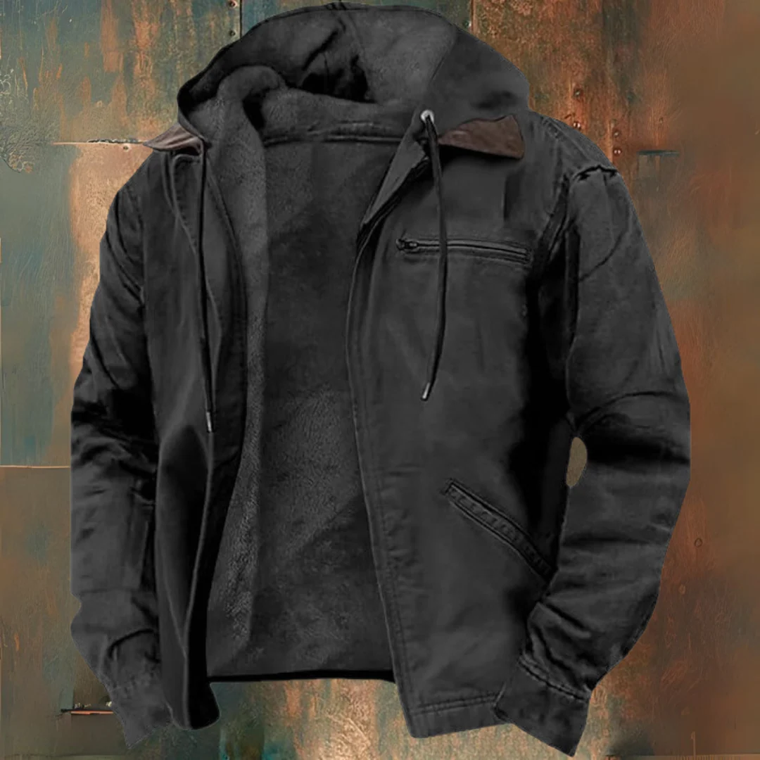 Gaspard | elegante Kapuzenjacke mit Reißverschluss