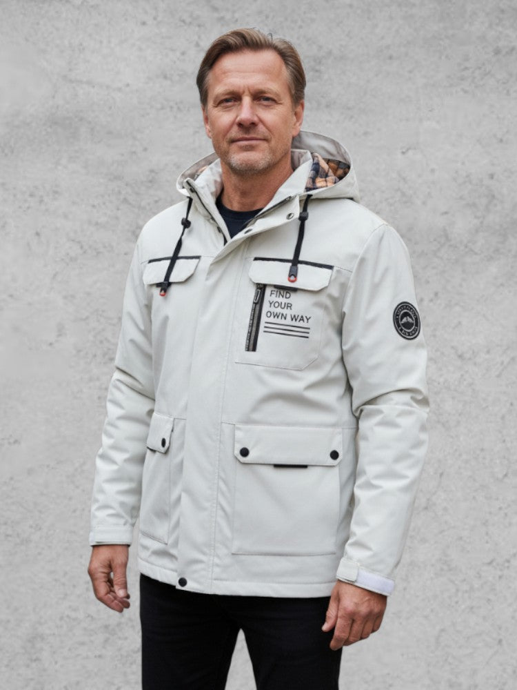 Harden | Winterjacke für Herren mit Kapuze