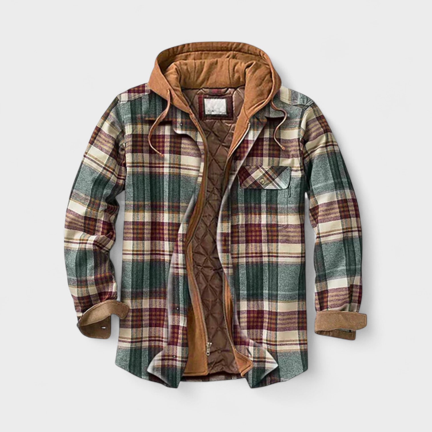 Holger | gesteppte Patchworkjacke
