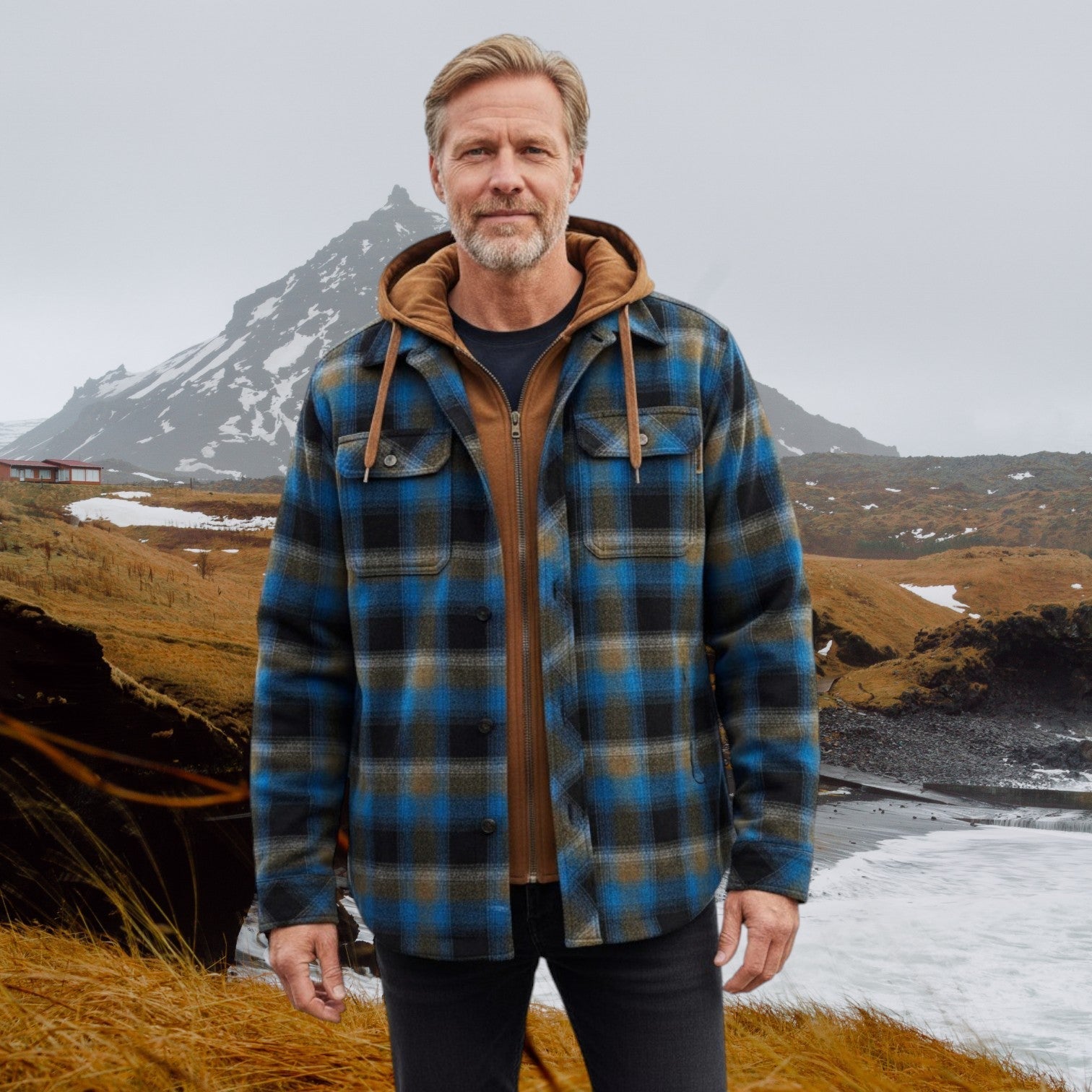 Holger | gesteppte Patchworkjacke