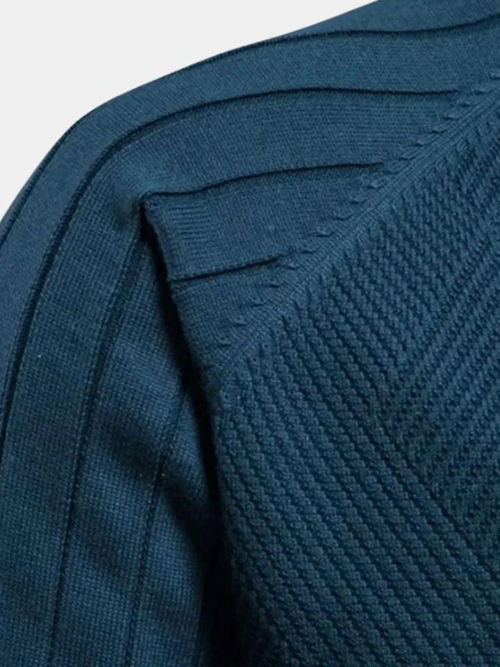 Jacquard | Strickjacke mit Reißverschluss