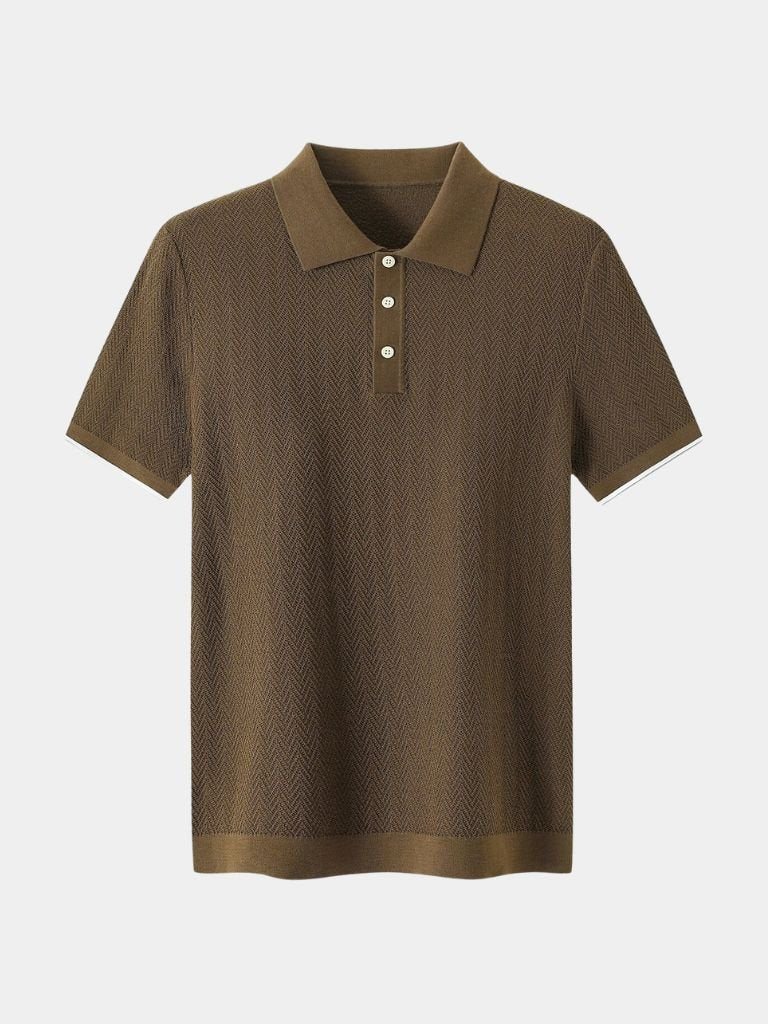 Keld | Polo Tricot Brownston
