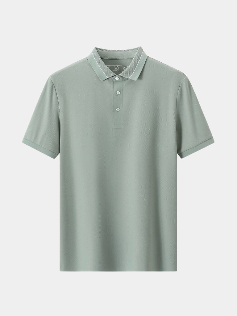 Klaus | Stahlgraues Polo