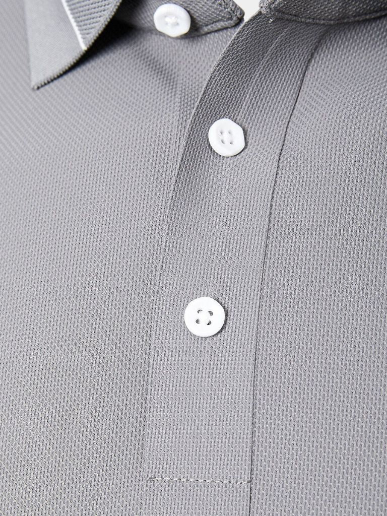 Klaus | Stahlgraues Polo