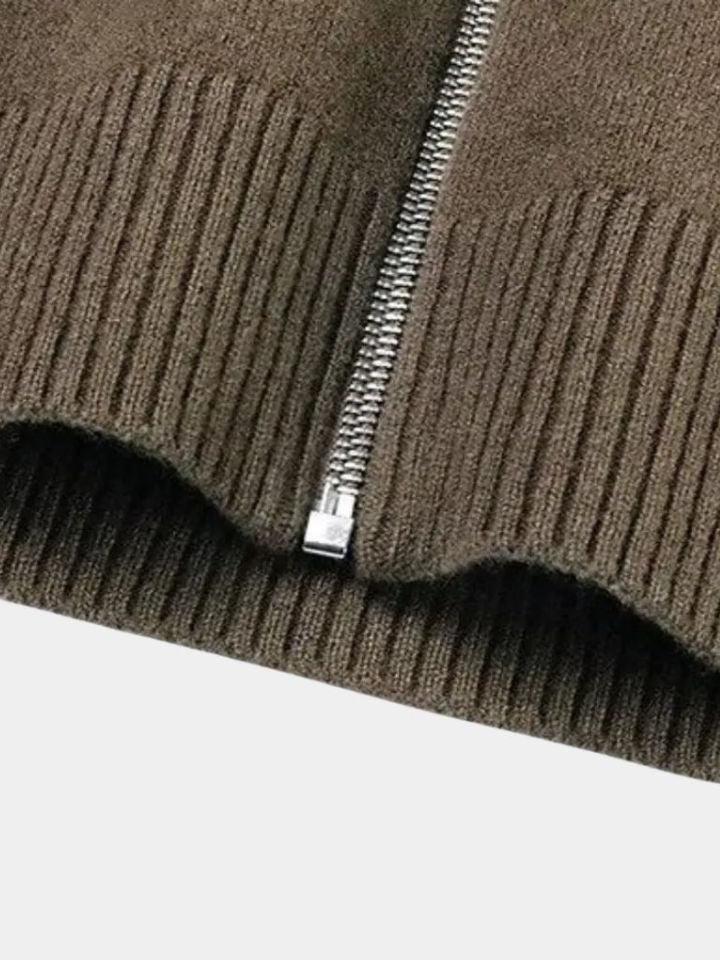 Magnus | Kaschmirpullover mit Reißverschluss