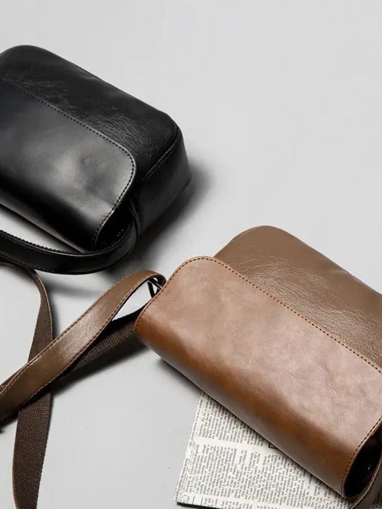 Martin | Schultertasche aus Leder Milano