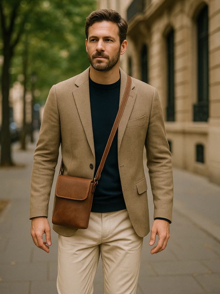 Mikkel | Mini Schultertasche aus Leder
