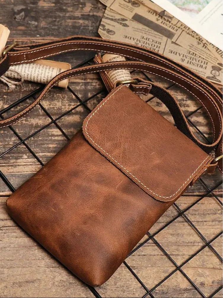 Mikkel | Mini Schultertasche aus Leder