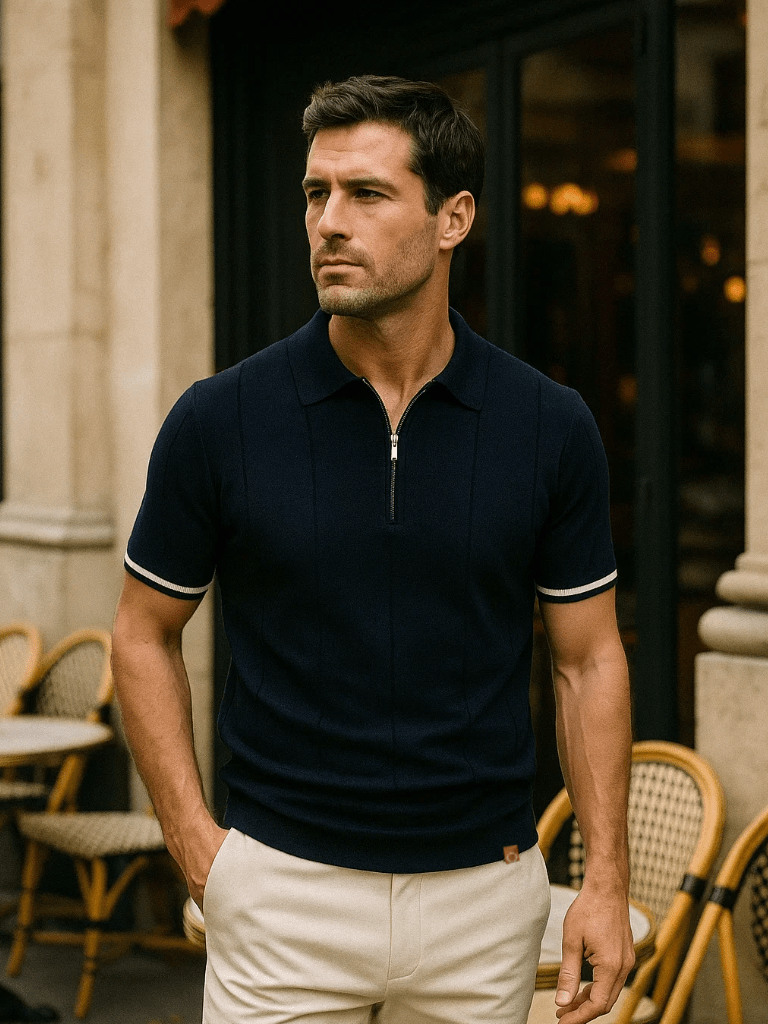 Mikkel | Polo Zip Royale