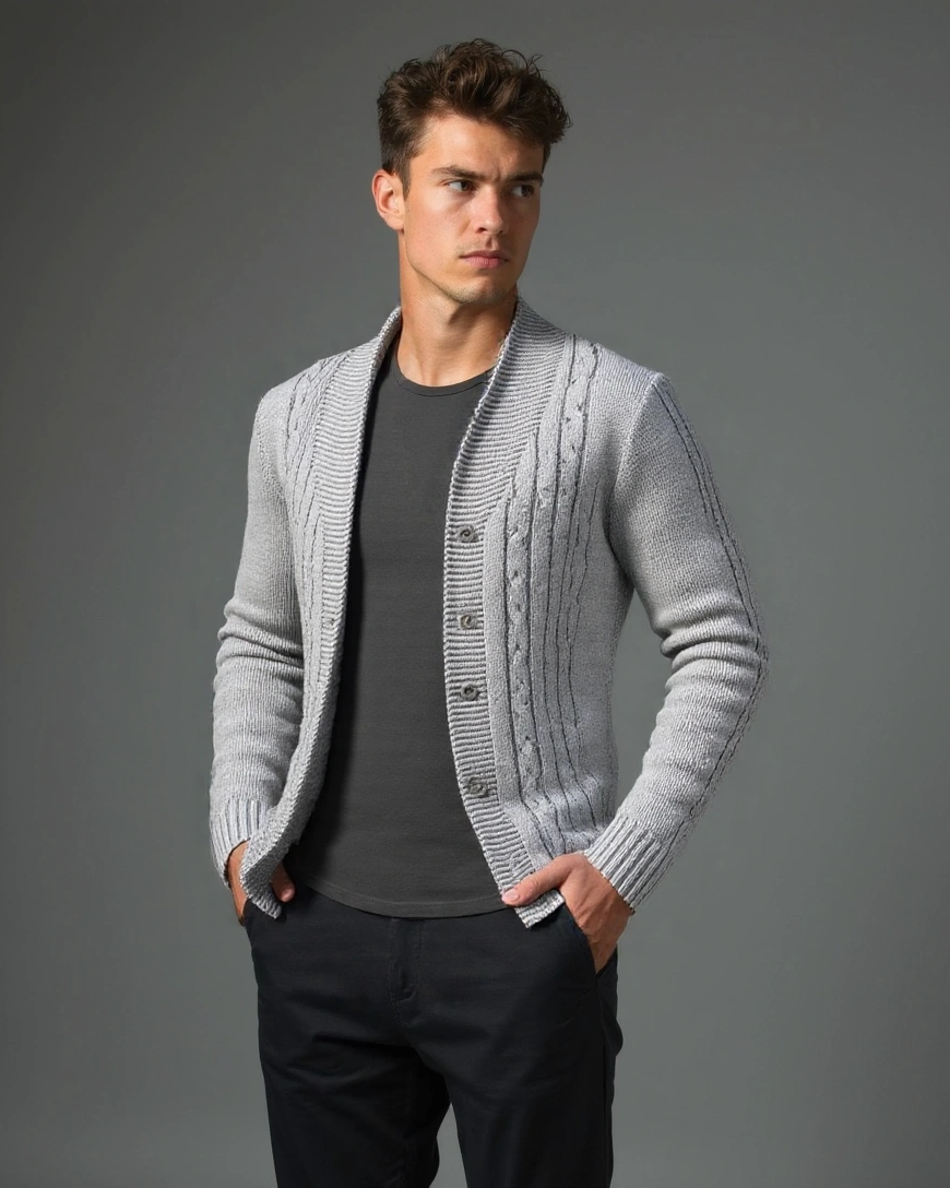 Noah | eleganter Cardigan für Männer