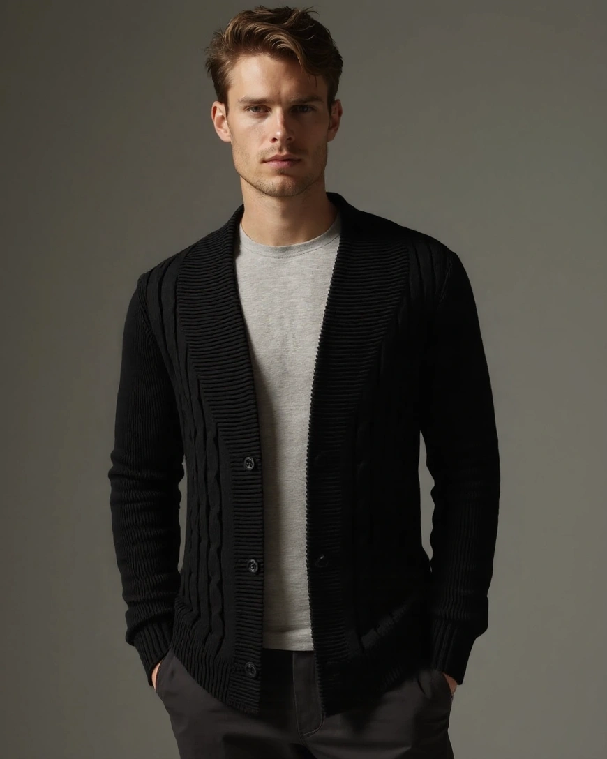 Noah | eleganter Cardigan für Männer