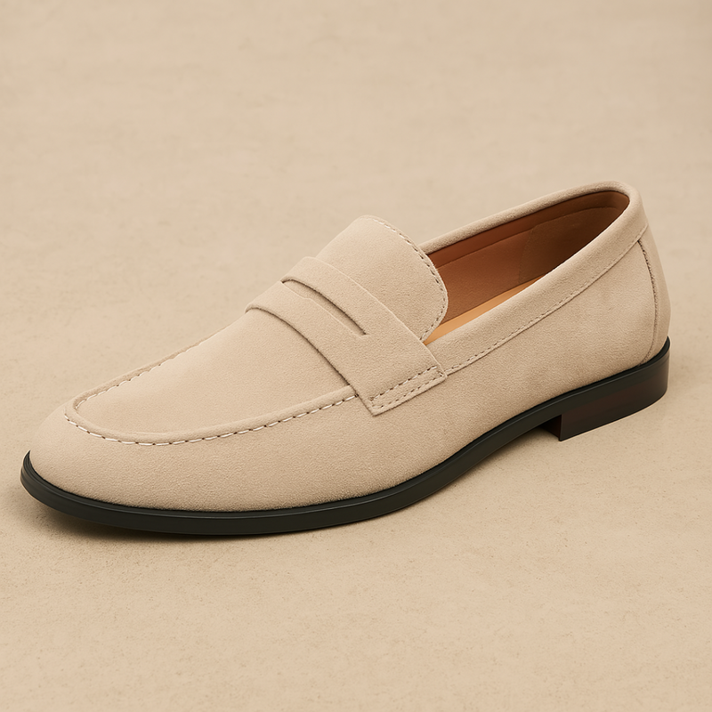 Old Money Wildleder Penny Loafer