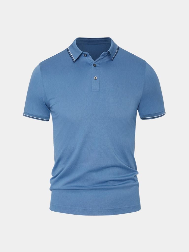 Ole | klassisches azurblaues Polo