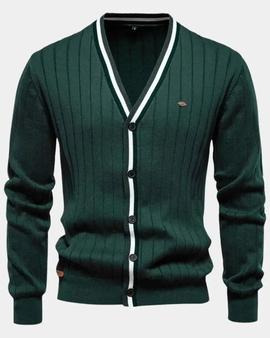 Oliver | Baumwollpullover mit Knöpfen