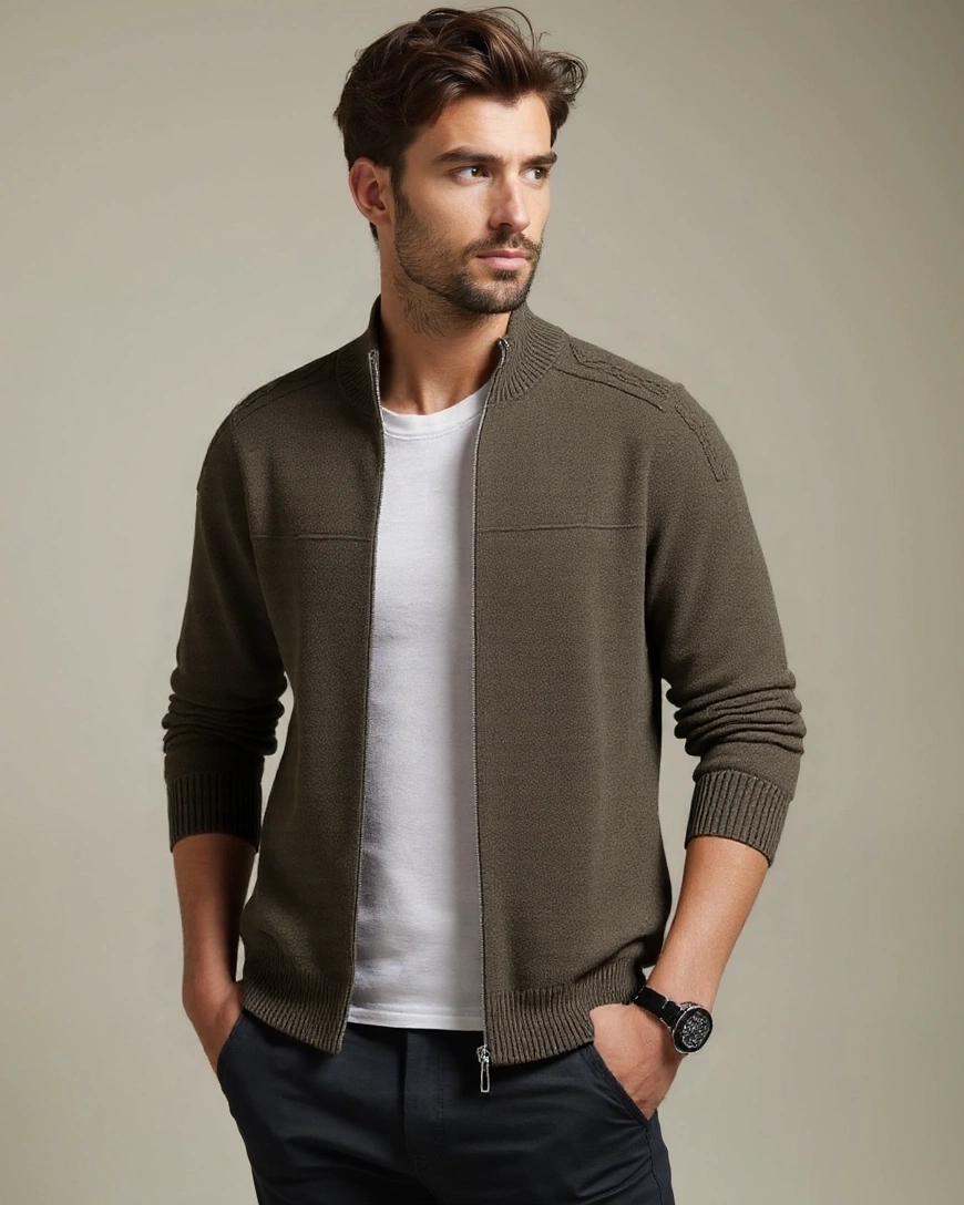 Oscar | Pullover mit hohem Kragen