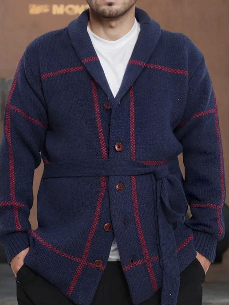 Rom | Strickmantel mit Gürtel