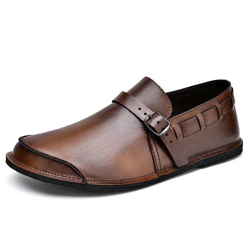 Leder Mokassins