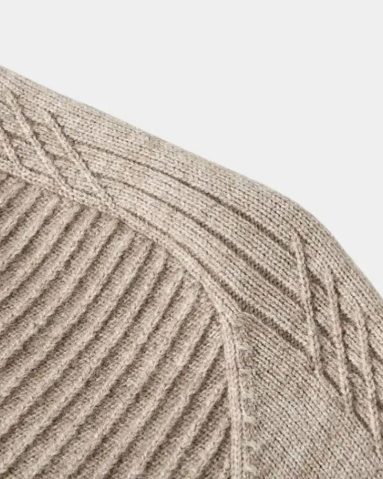 Vilhelm | Pullover mit halbem Reißverschluss