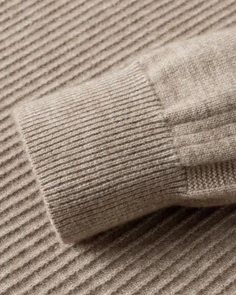 Vilhelm | Pullover mit halbem Reißverschluss
