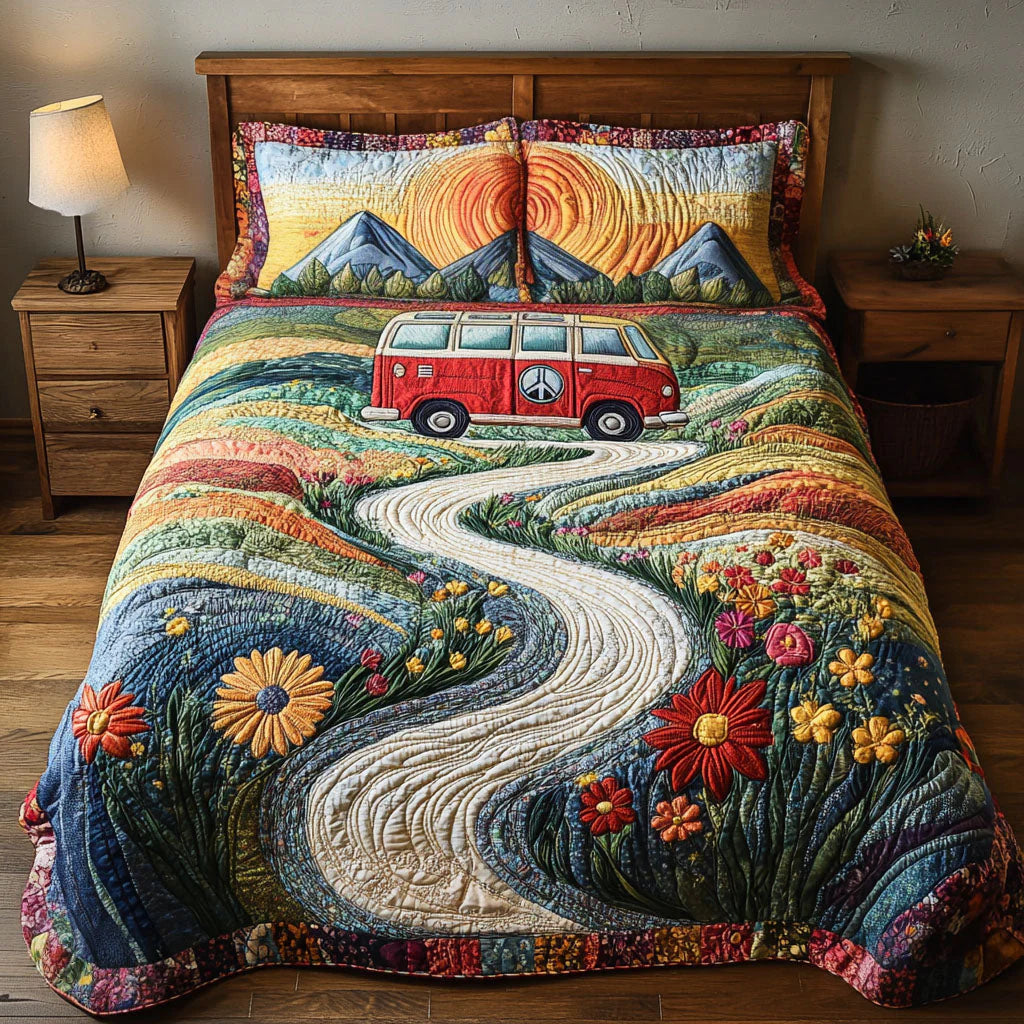 3 darabos párnázott ágynemű szett - Vintage Utazás