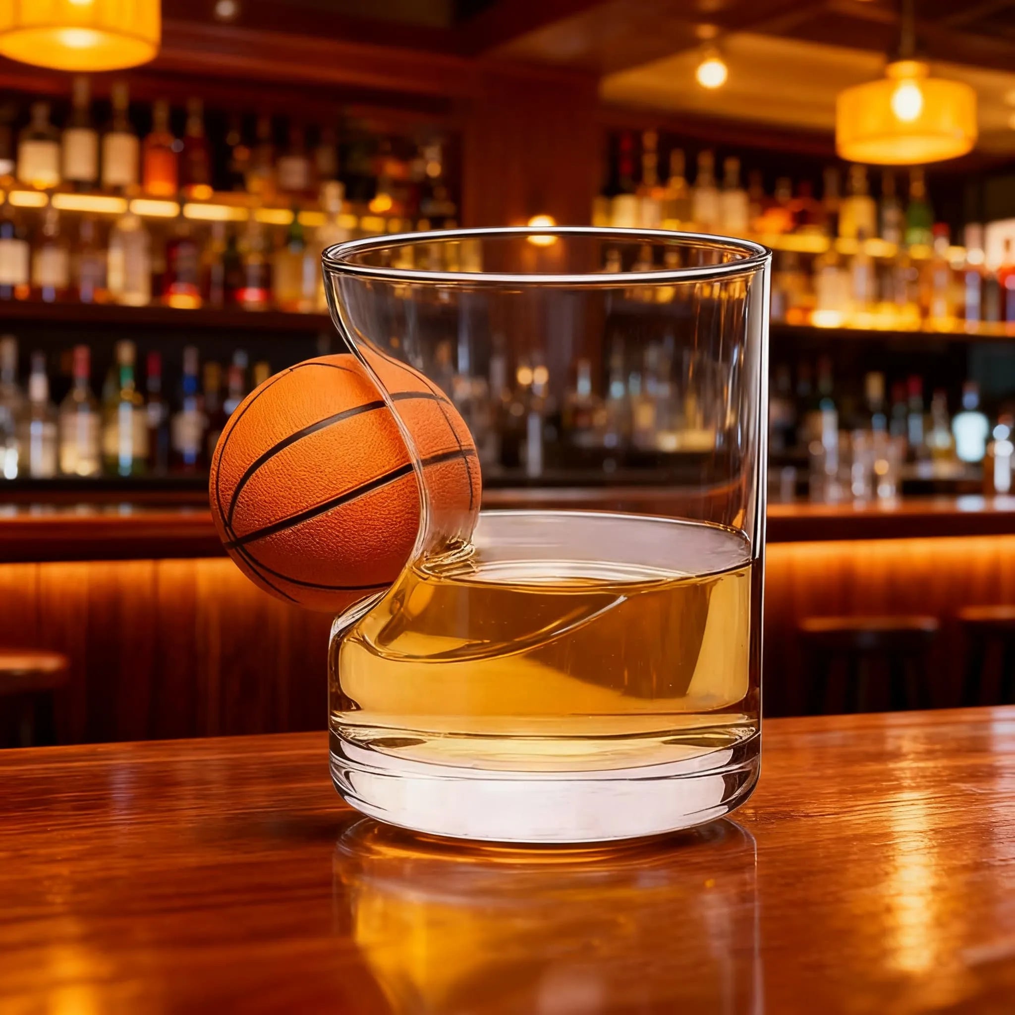 Kreatív whiskey poharak golyókkal