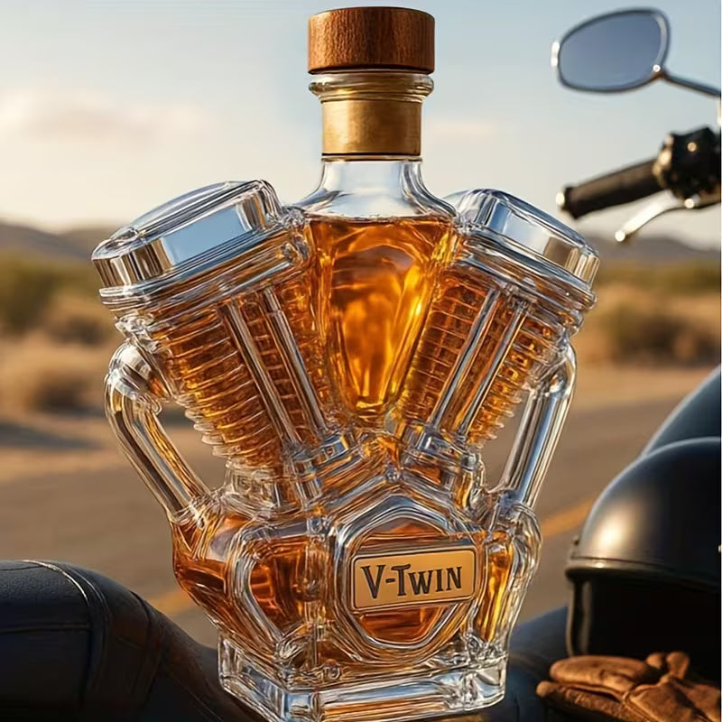 Motor V Twin Whiskey Üveg