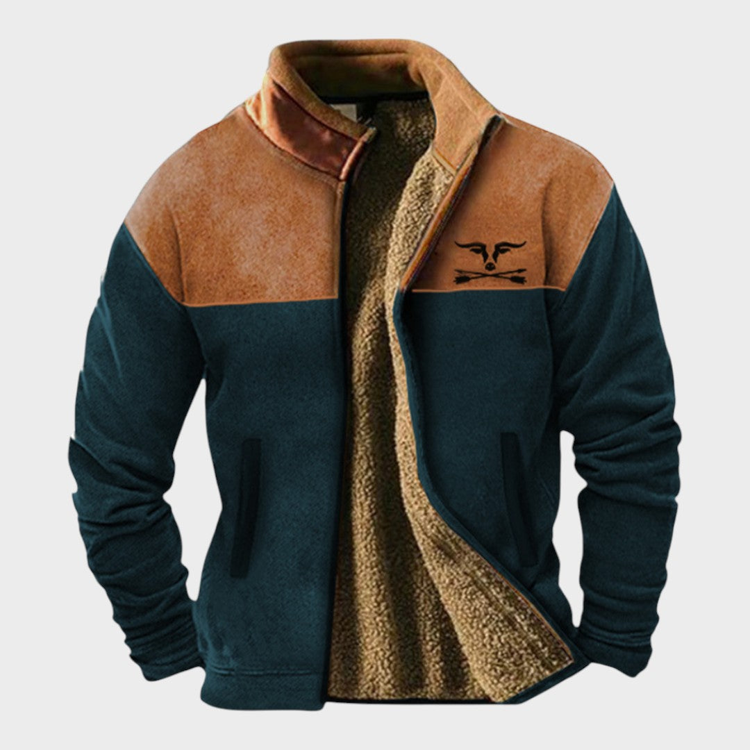 Adrien | elegante Fleecejacke für Herren mit thermischer Fütterung